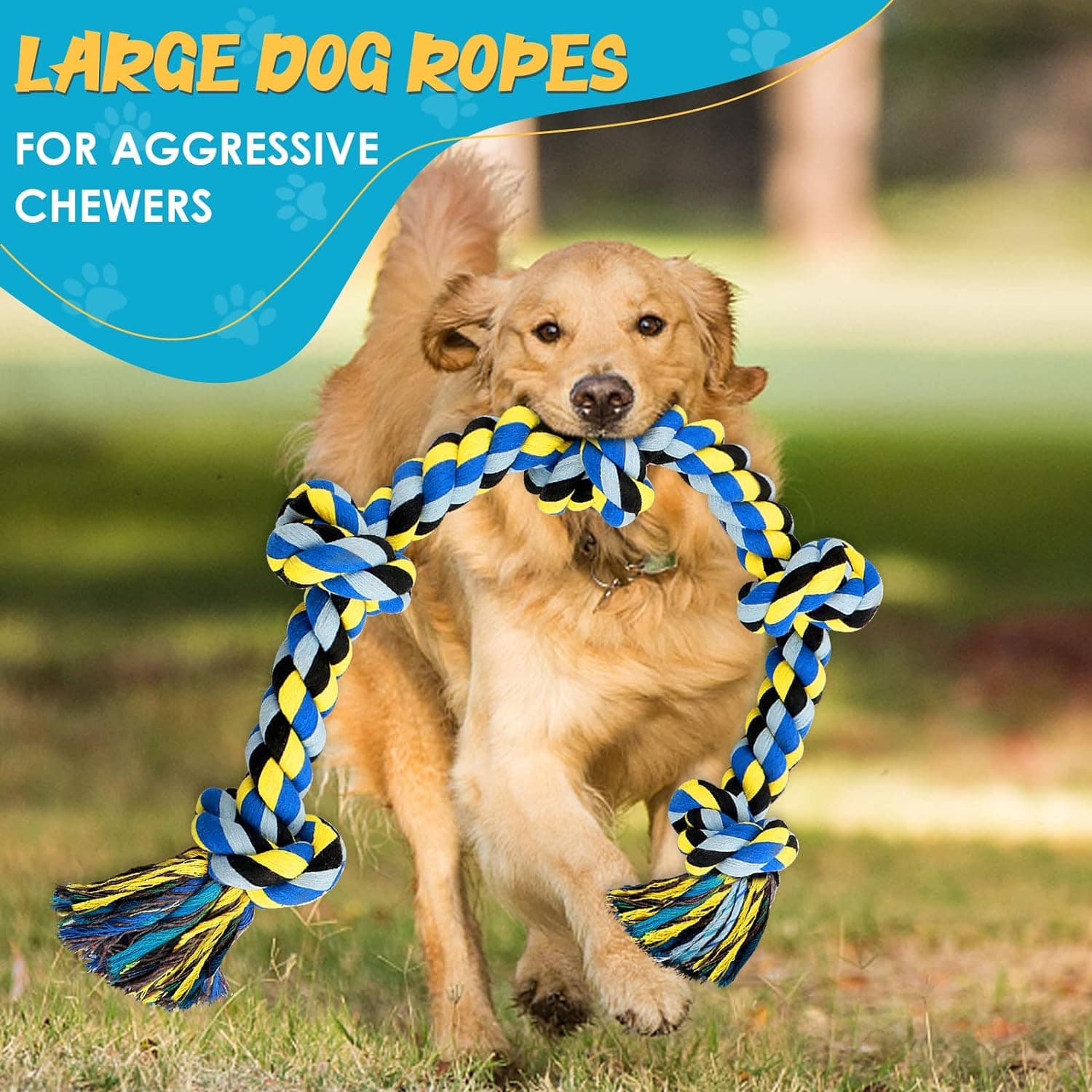 Cotton Rope Tug Toy for Large Dogs - Toys - Store